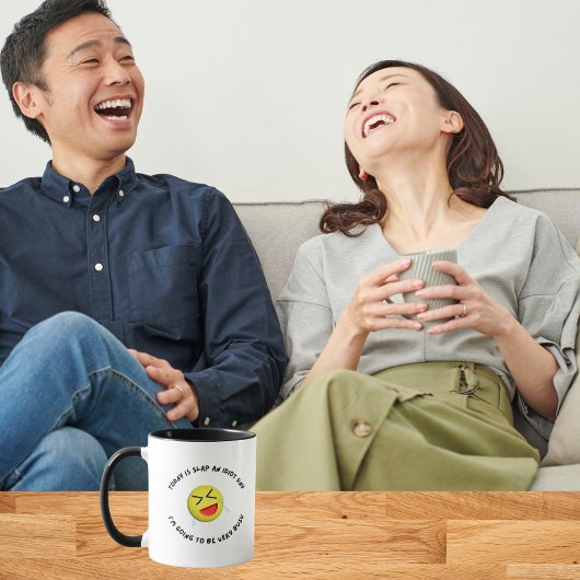 バカをぶっ飛ばす日 マグカップ