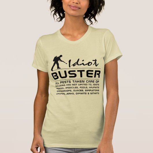 バカをぶっ飛ばせ Tシャツ (正面)