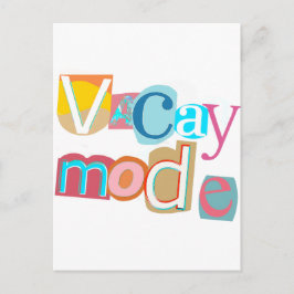 バカイバケーションカード ポストカード