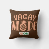 バカイモードオンおもしろいホリデー クッション (裏面)