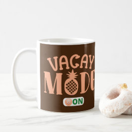 バカイモードオンおもしろいホリデー コーヒーマグカップ