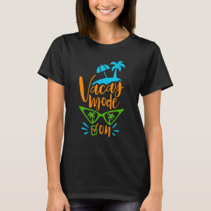 バカイモードサングラスハワイビーチサマーバケーション Tシャツ