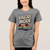 バカイモードサングラスパームツリーズ トライブレンドＴシャツ (正面)