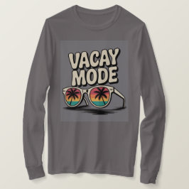 バカイモードサングラスパームツリーズTシャツ Tシャツ