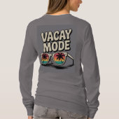 バカイモードサングラスパームツリーズTシャツ Tシャツ (裏面)