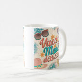 バカイモード有効化サマービーブ コーヒーマグカップ (正面右)