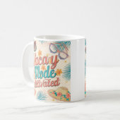 バカイモード有効化サマービーブ コーヒーマグカップ (正面左)