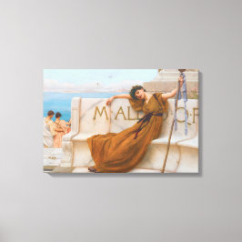 バカスの神女絵画の女官 キャンバスプリント