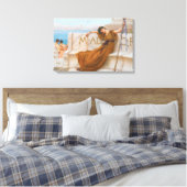 バカスの神女絵画の女官 キャンバスプリント (インサイチュ (寝室))