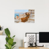 バカスの神女絵画の女官 ポスター (ホームオフィス)