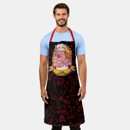 バカスタマイズおもしろいーベキューシェフホッググリル エプロン
