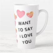 バカスタマイズレンティンのマグが大好き カフェラテマグ (右)