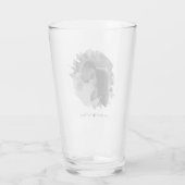 バカスタマイズレンティンの日の写真モダンカップル タンブラーグラス (裏面)