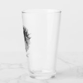 バカスタマイズレンティンの日の写真モダンカップル タンブラーグラス (左)