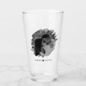 バカスタマイズレンティンの日の写真モダンカップル タンブラーグラス (正面)