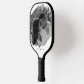 バカスタマイズレンティンの日の写真モダンカップル ピックルボールラケット (左)