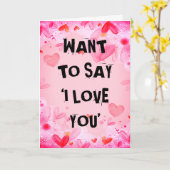 バカスタマイズレンティンカードを愛してる カード (黄色い花)