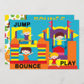 バカスタムウンスハウス誕生日5x7インチ招待状 招待状 (正面/裏面)