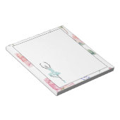 バカスタムレリナアビゲイル |バラ水の色縁ど ノートパッド (アングル)