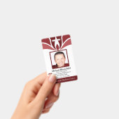 ·バカスタムーガンディ病院従業員医療ID バッジ (手持ち)