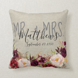 ·バカスタムーガンディ·フローラミ結婚ス·キープサク クッション