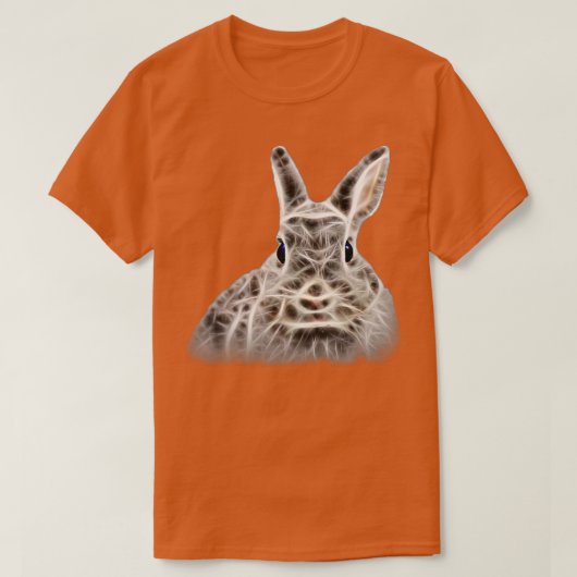バカッコいいニーおもしろいウサギ素晴らしイースターギフト Tシャツ (デザイン正面)