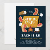 バカバカしいキャンプパーティ 招待状 (正面/裏面)