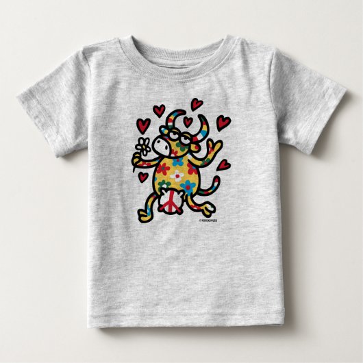 バカヒッピー ベビーTシャツ (正面)