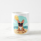 バカフランスのンスでブルドッグ コーヒーマグカップ (中央)