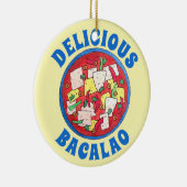 バカラオプエルトリカイジーヌ塩タラ魚シチュー セラミックオーナメント (右)
