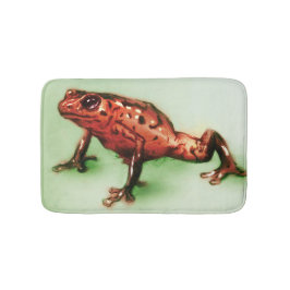 バカラフルス図解入りの、写真付きのマット – カエル バスマット