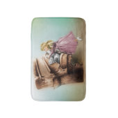 バカラフルス図解入りの、写真付きのマット – ピアノガール バスマット (正面縦)