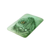 バカラフルス図解入りの、写真付きのマット – Iguana バスマット (アングル)