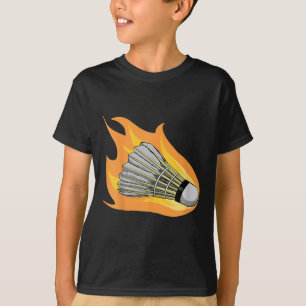 バカラフルドミントンシャトルアートスポーツ Tシャツ