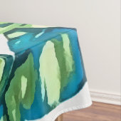 バカラフルナ葉ナとモンステラの熱帯の テーブルクロス (インサイチュ)