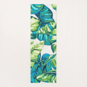 バカラフルナ葉ナとモンステラの熱帯の ヨガマット (裏面)