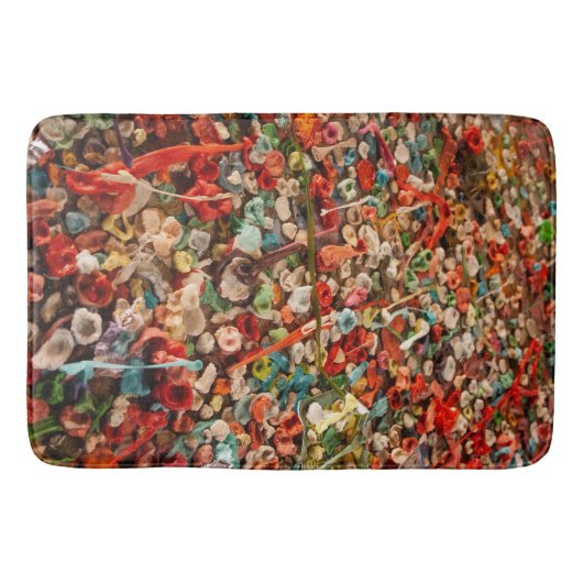 バカラフルブルガム バスマット (正面)