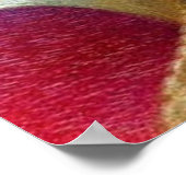 バカラフルロフランスのーク鳥刺しゅう鳳凰 ポスター (角)