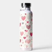 バカラフルンタインハート ウォーターボトル (右面)