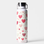 バカラフルンタインハート ウォーターボトル (背面)