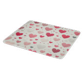 バカラフルンタインハート カッティングボード (角)