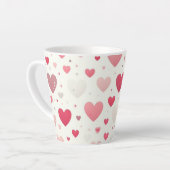 バカラフルンタインハート カフェラテマグ (左アングル)