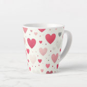 バカラフルンタインハート カフェラテマグ (右アングル)