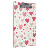 バカラフルンタインハート クリップボード (右)