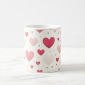 バカラフルンタインハート コーヒーマグカップ (中央)