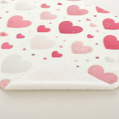 バカラフルンタインハート シェルパブランケット (3/4)