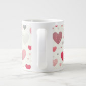 バカラフルンタインハート ジャンボコーヒーマグカップ (裏面)