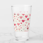バカラフルンタインハート タンブラーグラス (裏面)