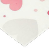 バカラフルンタインハート テーブルクロス (アングル)