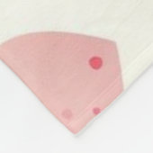 バカラフルンタインハート フリースブランケット (角)